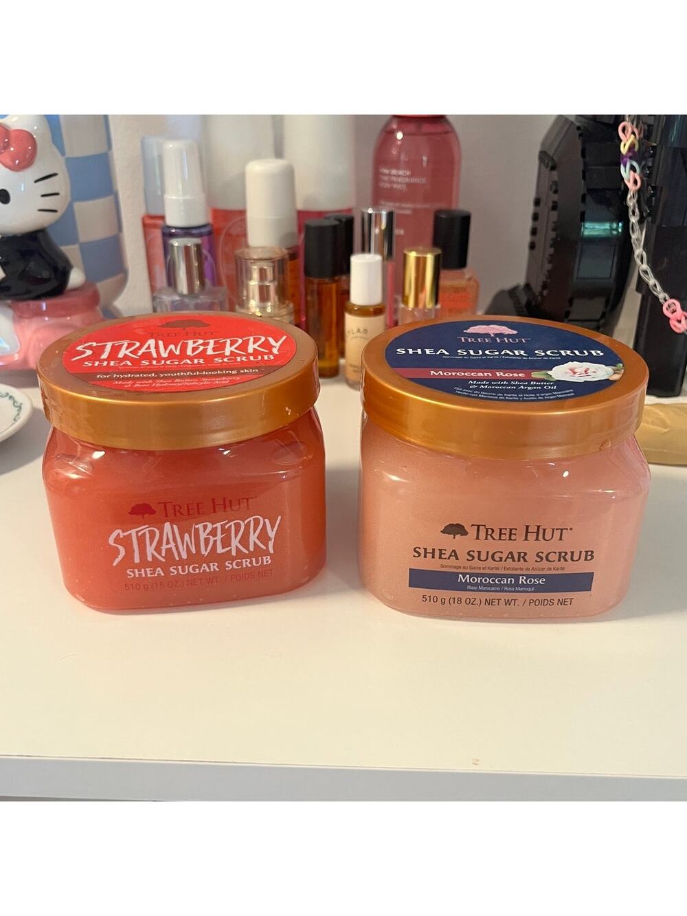 Tree Hut Strawberry & Moroccan Rose Shea Sugar Scrubs